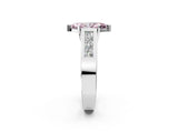 White gold Fancy Pink Marquise Cut Cut Channel Set Solitaire Ring with Four-Prong Setting_14