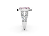 White gold Fancy Pink Marquise Cut Cut Halo Split Shank Prong Set Ring_2