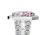 White gold Fancy Pink Marquise Cut Cut Halo Split Shank Prong Set Ring_5