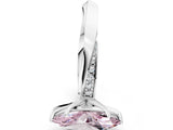 White gold Fancy Pink Marquise Cut Diamond Engagement Ring with Side Stone Accents and Four-Prong Setting_108
