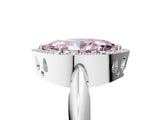White gold Fancy Pink Marquise  Cut Diamond Halo Engagement Ring with Split Shank and Four-Prong Setting_95