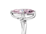 White gold Fancy Pink Marquise Cut Diamond Solitaire Engagement Ring with Four-Prong Setting and Classic Band_37