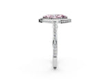 White gold Fancy Pink Marquise  Cut Halo Pave Split Shank Prong Setting Ring_33