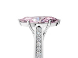 White gold Fancy Pink Marquise Cut Solitaire Cathedral Diamond Engagement Ring with Channel-Set Band and Four-Prong Setting_20