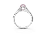 White gold Fancy Pink Marquise Cut Solitaire Diamond Ring with Six-Prong Setting and Classic Band_36