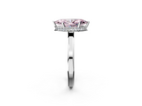 White gold Fancy Pink Marquise  Cut Solitaire Engagement Ring with Four-Prong Setting on a Classic Band_22