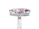 White gold Fancy Pink Marquise  Cut Solitaire Engagement Ring with Four-Prong Setting on a Classic Band_25
