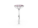 White gold Fancy Pink Marquise  Cut Solitaire Engagement Ring with Thin Band and Four-Prong Setting_5