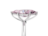 White gold Fancy Pink Marquise  Cut Solitaire Engagement Ring with Thin Band and Four-Prong Setting_8