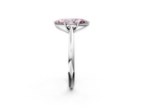 White gold Fancy Pink Marquise  Cut Solitaire Ring with Cathedral Band and Four-Prong Setting_81
