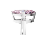White gold Fancy Pink Marquise  Cut Solitaire Ring with Four-Prong Setting and Classic Band_47