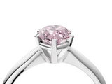 White gold Fancy Pink Marquise  Cut Solitaire Ring with Four-Prong Setting on a Classic Band_79