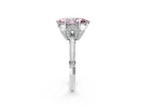 White gold Fancy Pink Marquise Cut Solitaire Split Shank Pave Diamond Engagement Ring with Four-Prong Setting_2