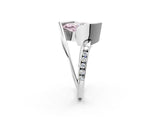 White gold Fancy Pink Marquise Cut Solitaire Tension-Set Diamond Split Shank Ring_2
