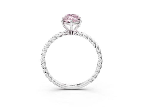 White gold Fancy Pink Marquise Cut Solitaire Twisted Band 4-Prong Ring_27