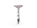 White gold Fancy Pink Marquise  Diamond Cluster Prong-Set Solitaire Ring_65