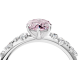 White gold Fancy Pink Marquise  Diamond Cluster Prong-Set Solitaire Ring_67