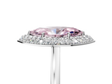 White gold Fancy Pink Marquise  Halo Diamond Engagement Ring with Solitaire Band and Four-Prong Setting_25