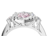 White gold Fancy Pink Marquise  Halo Diamond Engagement Ring with Split Shank and Four-Prong Setting_71