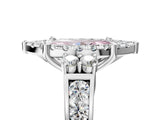 White gold Fancy Pink Marquise  Halo Diamond Engagement Ring with Split Shank and Four-Prong Setting_72