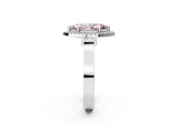 White gold Fancy Pink Marquise  Halo Pave Split Shank Prong Setting Ring_28