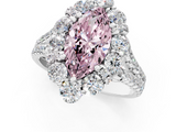 White gold Fancy Pink Marquise  Halo Split Shank Diamond Engagement Ring with Pave Band and Four-Prong Setting_55