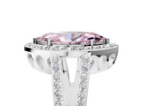 White gold Fancy Pink Marquise  Halo Split Shank Diamond Ring with Four-Prong Setting_37