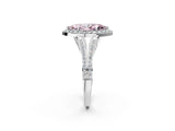 White gold Fancy Pink Marquise  Halo Split Shank Pave Diamond Ring with Four-Prong Setting_51