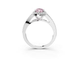 White gold Fancy Pink Marquise  Halo Split Shank Pave Diamond Ring with Four-Prong Setting_52