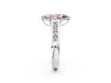 White gold Fancy Pink Marquise  Solitaire Channel-Set Diamond Engagement Ring with Four-Prong Setting_34