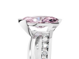 White gold Fancy Pink Marquise  Solitaire Channel-Set Split Shank Ring with Tension Prong Setting_8
