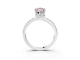 White gold Fancy Pink Marquise  Solitaire Diamond Ring with Channel Set Band and Six-Prong Setting_51
