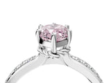 White gold Fancy Pink Marquise  Solitaire Diamond Ring with Channel Set Band and Six-Prong Setting_52