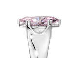 White gold Fancy Pink Marquise  Solitaire Diamond Ring with Six-Prong Cathedral Setting_37