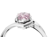 White gold Fancy Pink Marquise  Solitaire Diamond Ring with Split Shank and Prong Setting_46