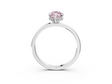 White gold Fancy Pink Marquise  Solitaire Engagement Ring with Cathedral Band and Four-Prong Setting_22
