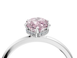 White gold Fancy Pink Marquise  Solitaire Engagement Ring with Cathedral Band and Four-Prong Setting_23