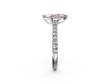 White gold Fancy Pink Marquise  Solitaire Pave Diamond Engagement Ring with Prong Setting_22