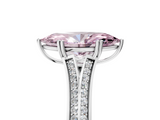 White gold Fancy Pink Marquise  Solitaire Pave Split Shank Engagement Ring with Six-Prong Setting_42