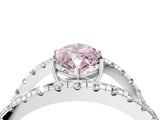 White gold Fancy Pink Marquise  Solitaire Split Shank Pave Diamond Ring_53