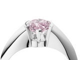 White gold Fancy Pink Marquise  Solitaire Tension Set Diamond Ring_24