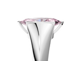White gold Fancy Pink Marquise  Solitaire Tension Set Diamond Ring_26