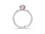White gold Fancy Pink Marquise  Solitaire Twisted Band Prong Set Engagement Ring_64