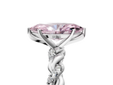 White gold Fancy Pink Marquise  Solitaire Twisted Band with Pavé Accents and Four-Prong Setting_24