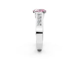 White gold Fancy Pink Oval Cut Cut Channel Set Solitaire Ring with Four-Prong Setting_14