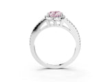 White gold Fancy Pink Oval Cut Diamond Halo Split Shank Engagement Ring_54