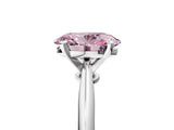White gold Fancy Pink Oval Cut Diamond Solitaire Engagement Ring with Classic Band and Four-Prong Setting_53