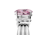 White gold Fancy Pink Oval  Cut Three-Stone Channel Set Ring with Bar Prongs_58