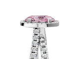 White gold Fancy Pink Oval  Halo Split Shank Diamond Ring with Pavé Setting_43