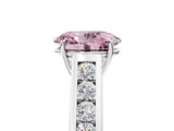White gold Fancy Pink Oval  Solitaire Channel-Set Diamond Engagement Ring with Four-Prong Setting_38